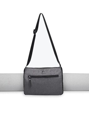 GAIAM Gray Crossbody Yoga Mat Pouch